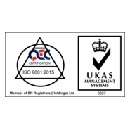 QEC UKAS ISO 9001 - 2015 MANAGEMENT SYSTEM Logo PNG Vector