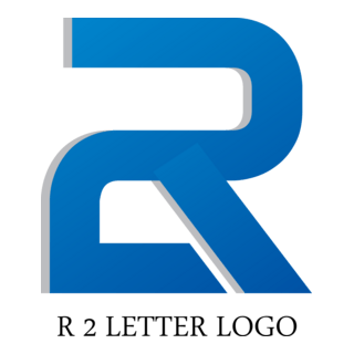 R2 Letter Logo PNG Vector