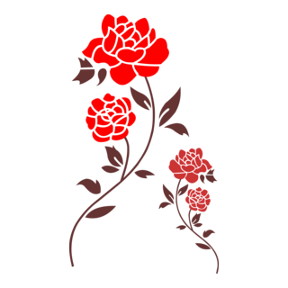 Red Rose Logo PNG Vector