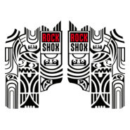 Rock Shox Totem - MTB Fork decals Logo PNG Vector