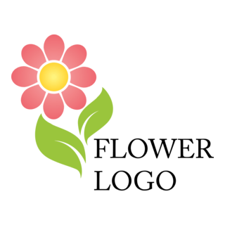 Rose Flower Logo PNG Vector