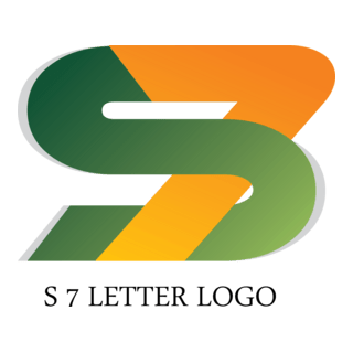S7 Letter Logo PNG Vector