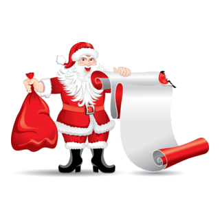 SANTA CLAUS CHRISTMAS Logo PNG Vector