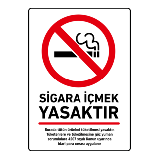 Sigara İçmek Yasaktır Logo PNG Vector