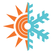 Símbolo de aquecimento e resfriamento Logo PNG Vector