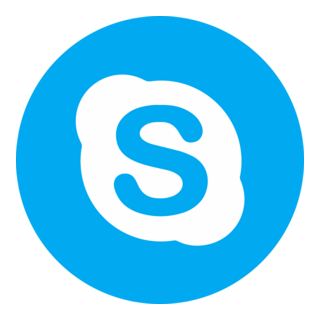Skype Icon Logo PNG Vector
