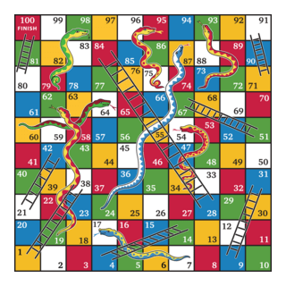 snake and ladder game Logo PNG Vector