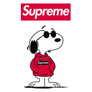 Snoopy Supreme Logo PNG Vector