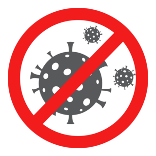Stop COVID-19 Logo PNG Vector