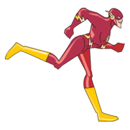 the flash justice league unlimited Logo PNG Vector