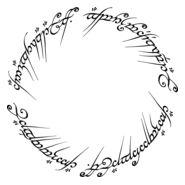 The One Ring Logo PNG Vector