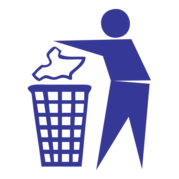 Throw Away Your Trash Logo PNG Vector