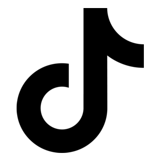 Tiktok Black Icon Logo PNG Vector