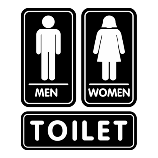 toilet sign Logo PNG Vector