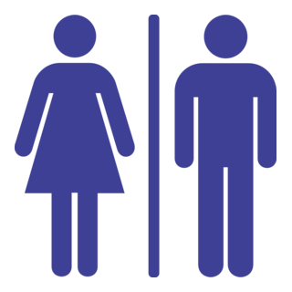 toilete man and woman Logo PNG Vector