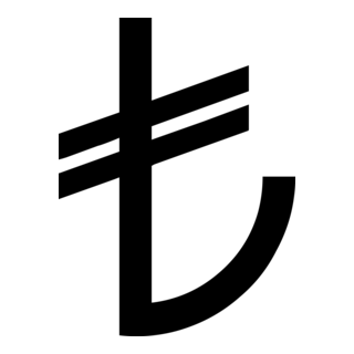 Turkish Lira TL Logo PNG Vector