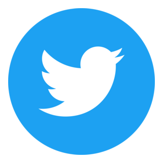 Twitter Icon Circle (Blue) Logo PNG Vector