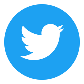 Twitter Icon Circle (Blue) Logo PNG Vector