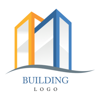 Two Building Construction Logo PNG Vector