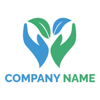 Two Hands Medical Logo PNG Vector
