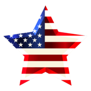 USA Star Flag Logo PNG Vector