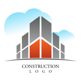 Villa Building Construction Logo PNG Vector