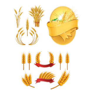 Wheat Logo PNG Vector