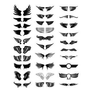 Wings Logo PNG Vector