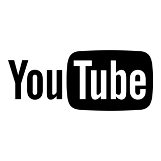 YouTube (black) Logo PNG Vector