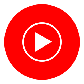 Youtube music Logo PNG Vector